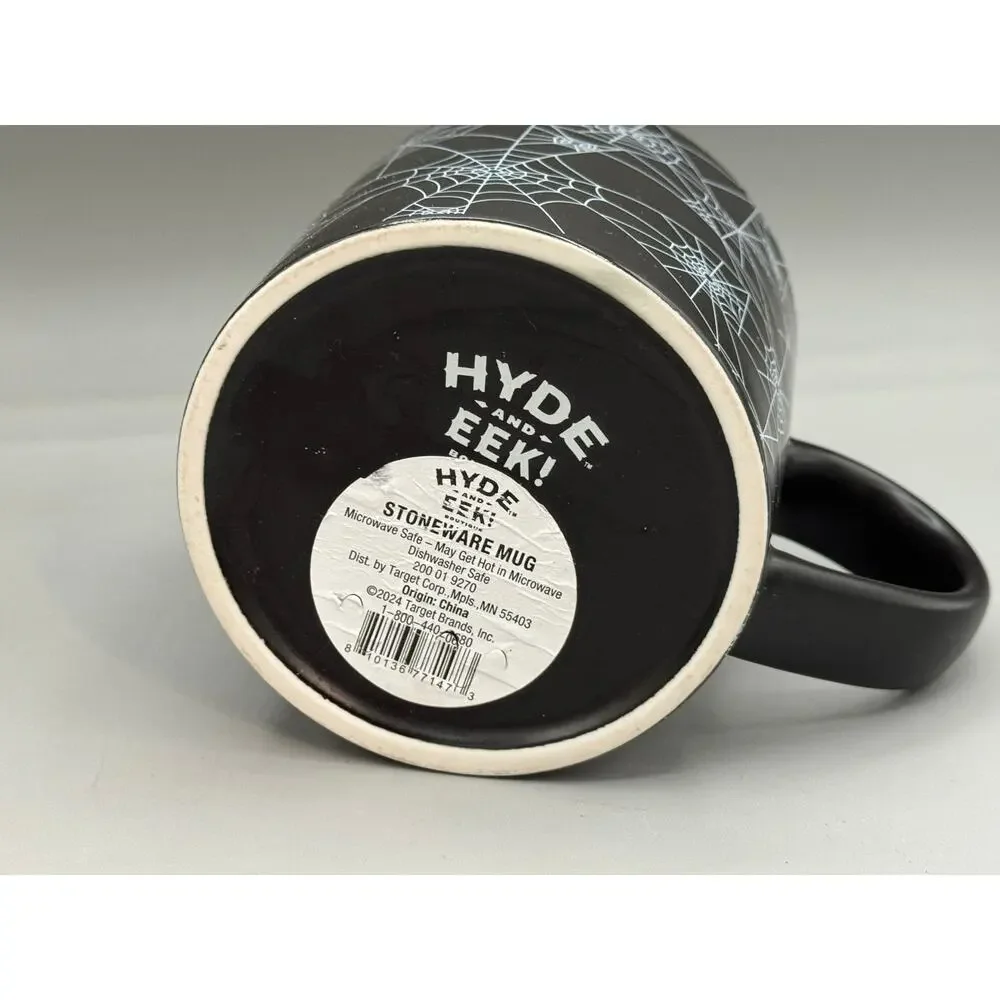 Target Hyde & Eek! Black Spider Web Halloween Mug